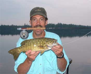 Ontario smallmouth bass fly fishing
